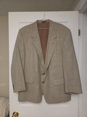 Men's Tan Textured Sport Coat